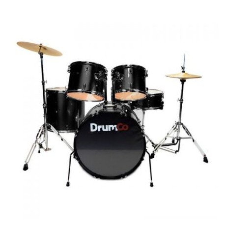 BATERIA 5 PIEZAS (22K,13T,12T,16F,14SN) COLOR NEGRA