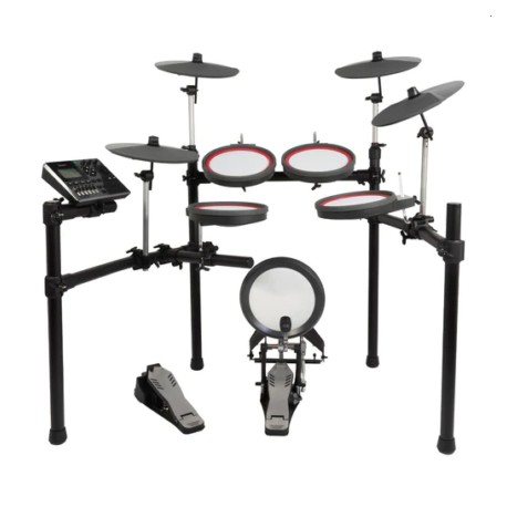BATERIA ELECTRONICA 9 PIEZAS GRIS (drumco)