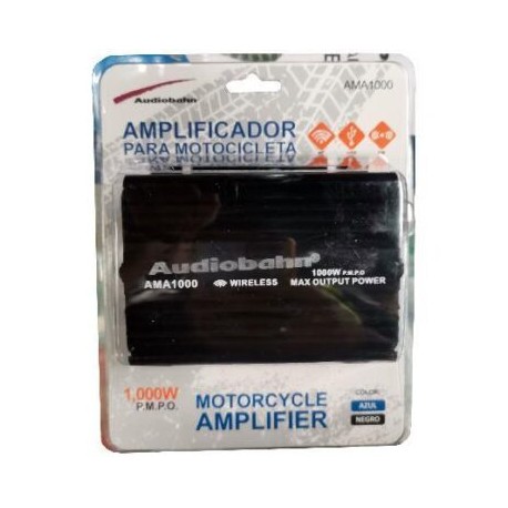 AMPLIFICADOR Audiobahn PARA MOTOCICLETA 1000W MOD AMA1000