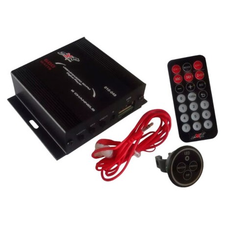 AMPLIFICADOR AUTOMOTRIZ (Radox) 2CH 600 W BLACK 010-048