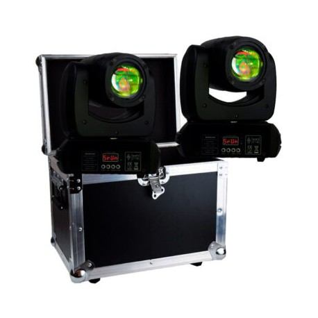 CABEZA MOVIL (Wahrgenomen) PAR CON CASE DE MADERA 100W