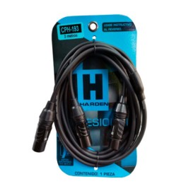 CABLE 1 JACK CANON A 2 PLUGS CANON 3 METROS (Harden)