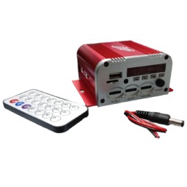 AMPLIFICADOR AUTOMOTRIZ (Radox) 2CH ROJO 800W