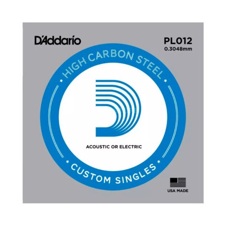 CUERDA CAL12 ACERO LISA (d’addario)