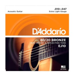 ENCORDADURA (D’Addario) EJ-10 P/ELECTROACUSTICA