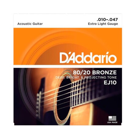 ENCORDADURA (D’Addario) EJ-10 P/ELECTROACUSTICA