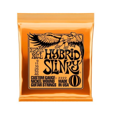 ENCORDADURA GUIT.ELECTRICA HYBRID SLINKY (ernie ball)