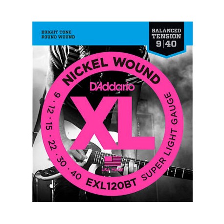 ENCORDADURA GUITARRA ELECTRICA MODELO EXL120BT (d’addario)