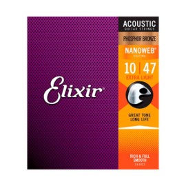ENCORDADURA PARA GUITARRA ELECTROACUSTICA (elixir)