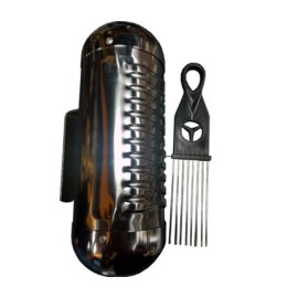 GUIRO METALICO CON SHAKER Y PEINE DE GUIRO (Maxtone)