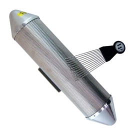 GUIRO TORPEDO DE METAL CON RASPADOR (lp)