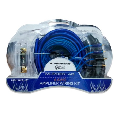 KIT DE CABLES CALIBRE 4 (Audiobahn)