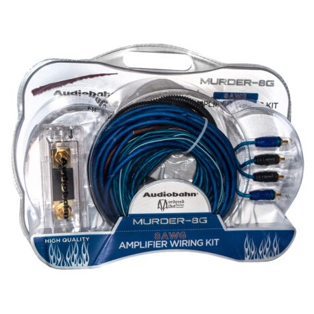 KIT DE CABLES CALIBRE 8 (Audiobahn)