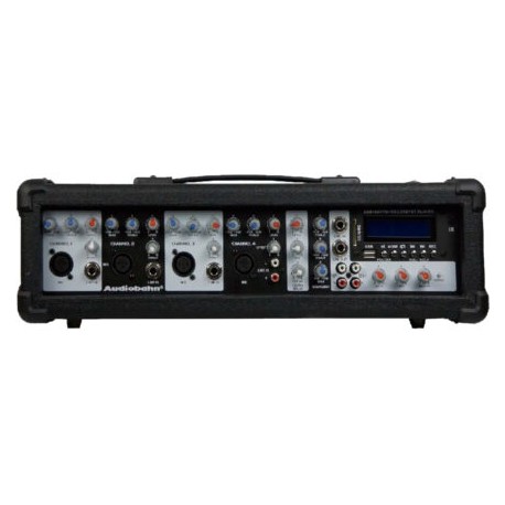 MEZCLADORA 4 CH AMPLIFICADA (audiobahn)