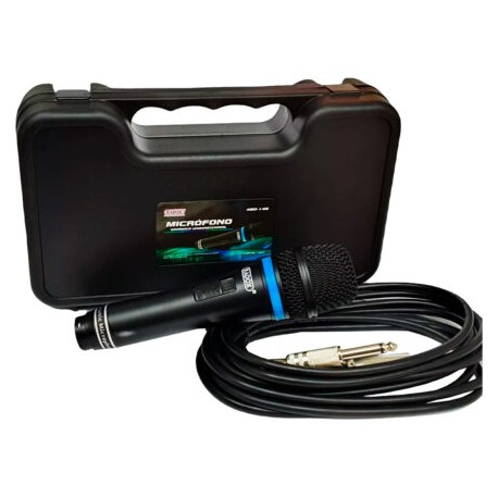 MICROFONO ALAMBRICO MARCA (Radox) CON ESTUCHE MOD490146