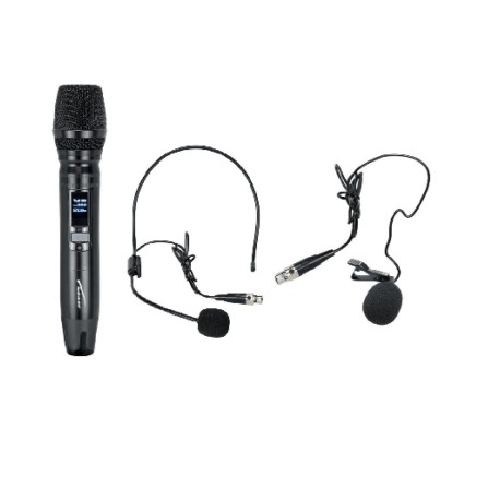 MICROFONOS INALAMBRICOS (Audiobahn) UHF MOD AMU320