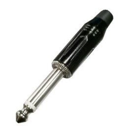 PLUG 6,3 MONO BAQUELITA (NEGRO)