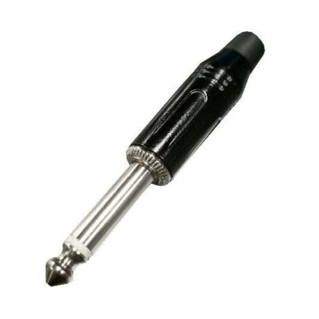 PLUG 6,3 MONO BAQUELITA (NEGRO)