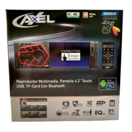 AUTOESTEREO CON PANTALLA TOUCH 4.2 (Steel Pro)