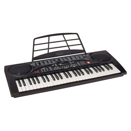 TECLADO 54 TECLAS 8 INSTRUMENTOS 100 TONOS 30 CANCIONES KSR