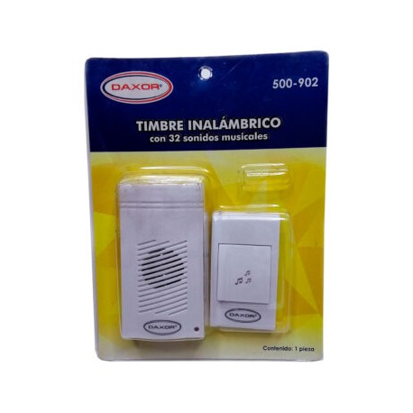 TIMBRE INALAMBRICO DE PILAS daxor