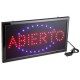 ANUNCIO LUMINOSO LEDS ABIERTO