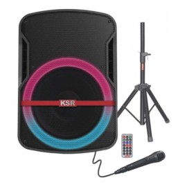 BAFLE AMPLIFICADO KAISER BT/USB/MICRO SD/REC/MIC ALAMBRICO/